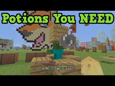 Minecraft - 5 Potions You NEED - Brewing Guide