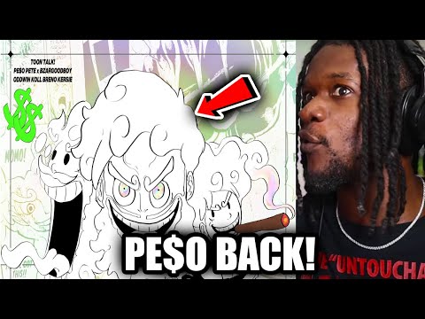 PE$O PETE x BZARGOODBOY - TOON TALK! (OFFICIAL LYRIC VIDEO) [ONE PIECE] REACTION