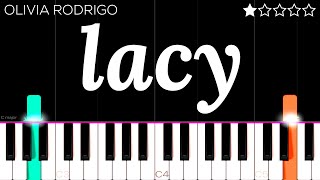 Olivia Rodrigo - lacy | EASY Piano Tutorial