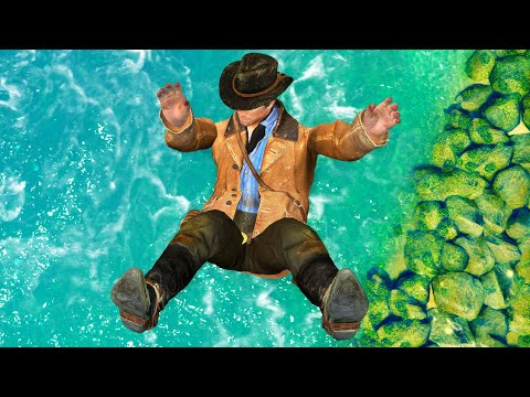 GTA 5 Funny/Crazy Ragdolls episode 13 (Arthur Morgan, Jumps)