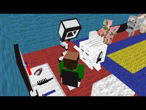 Monster School: Haircut -  Minecraft Animation