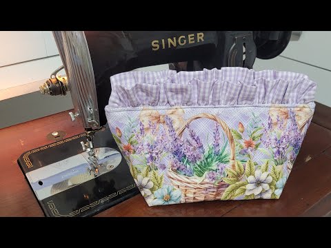 Como fazer uma necessaire sem ziper?????