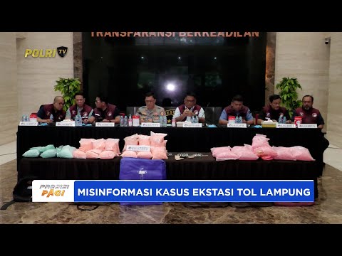 POLRI TEGASKAN TAK ADA KETERLIBATAN ANGGOTA DALAM PENYELUNDUPAN EKSTASI DI TOL LAMPUNG