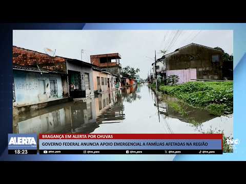 Bragança segue em alerta após cheias e recebe apoio federal