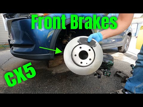 Mazda CX5 Front Brakes How to Replace Easy Job You Can Do Yourself