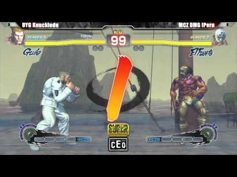 SSF4 AE2012 Top 24 UYG Knuckledu vs MCZ DMG iPeru - CEO 2012 Tournament