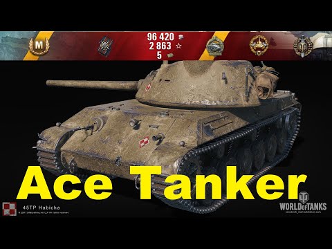 World of Tanks (WoT) -  45TP Habicha - Ace Tanker - [Replay|HD]