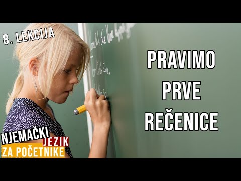 Lekcija 8 | Njemački jezik za početnike A1 | Struktura rečenice |  Satzstruktur