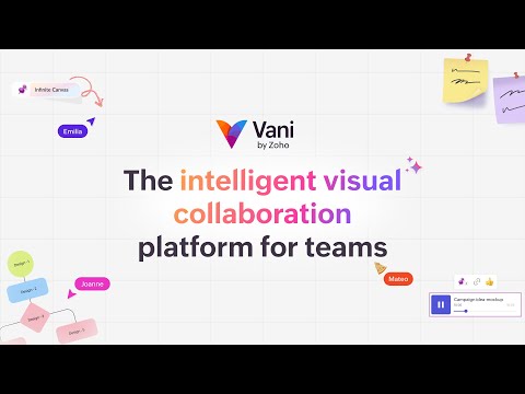 Introducing Vani by Zoho | The intelligent visual collaboration platform for teams