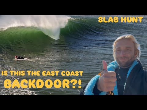 Is this the East Coast BACKDOOR? Surfing a pipeline esque SLAB in Canada #hurricanehumberto