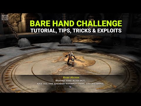 God of War 3 Bare Hand Challenge - Challenge of Olympus Tutorial/Guide