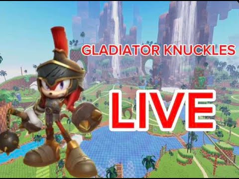 GLADIATOR KNUCKLES Is Here In Sonic Speed Simulator! [LIVE] (and art stream)