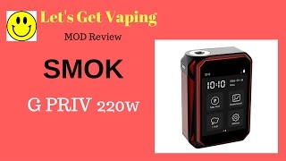 Smok G-Priv touch screen Unboxing and First look Review