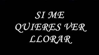 Yuridia - Si quieres verme llorar (With Lyrics)