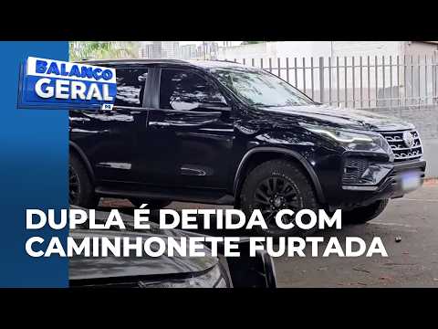 Funcionário público de Tapira e produtor susral são detidos com caminhonete furtada, no PR