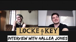 LOCKE & KEY: Interview with Hallea Jones video