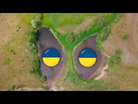 4K Drone Aerial Footage Ukrainian Rivers 4k footage nature sound