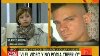 C5N - CRIMEN DE NICOLE: LOS DIAS DE LUCAS AZCONA EN LA CARCEL