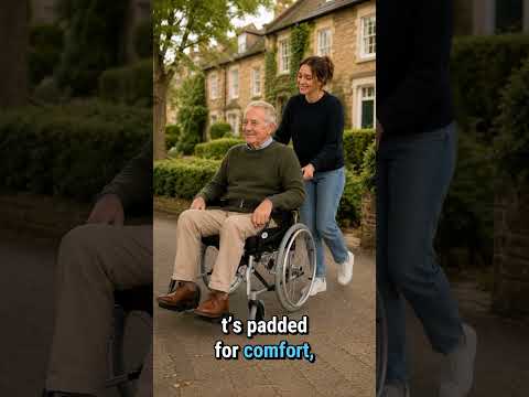 Self Propelled Folding Wheelchair | with Hand Brakes | Lightweight