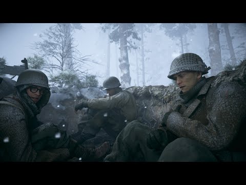 Battle of the Bulge / December 1944 - Call of Duty WWII - 4k