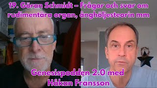 Thumbnail for video: Genesispodden 2.0 #19: Göran Schmidt – Frågor och svar om rudimentära organ, ånghöljesteorin mm