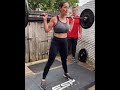 Kirsty Gallacher Hot Workout In Garden June 2020