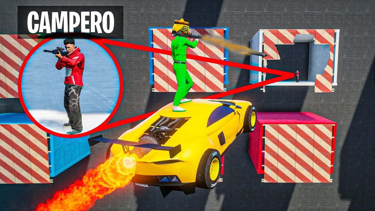 AGUJEROS CON SORPRESAS! A POR EL CAMPERO!! - GTA 5 ONLINE