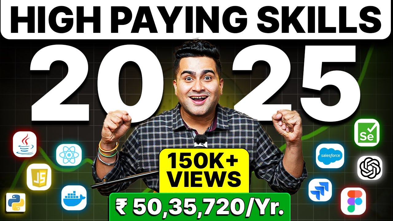 Top 10 HIGH PAYING Tech Skills in 2025 | Salaries, Job Role, Companies, Roadmaps 🚀