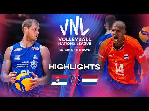 🇷🇸 SRB vs. 🇳🇱 NED - Highlights | Week 2 | Men's VNL 2024