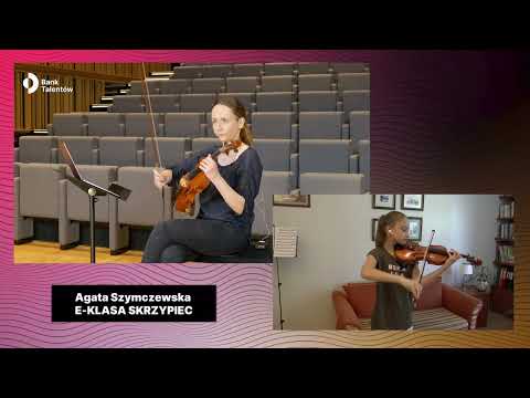 e-Bank Talentów - prof. Agata Szymczewska - skrzypce - Joanna Habich