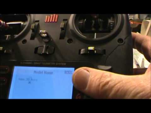 How to add an Airplane to a DX6 Spektrum Transmitter