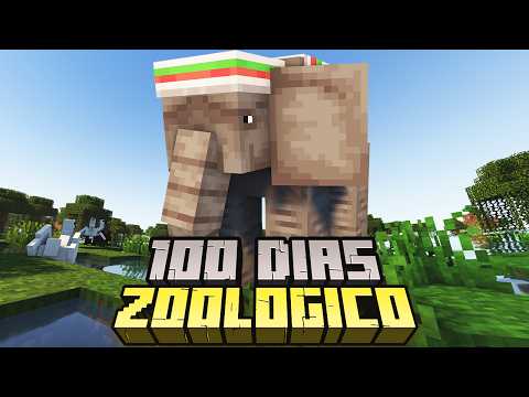 SOBREVIVI 100 DIAS NO ZOOLOGICO COM A NAMORADA NO MINECRAFT - O FILME