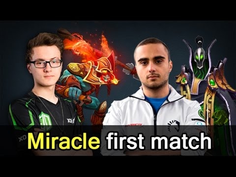 Miracle first game in Liquid + Kuroky Rubick god — Dota 2