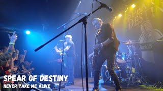 Spear of Destiny - Never Take Me Alive - live in Huddersfield (05/08/22)
