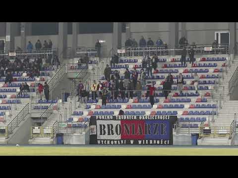 Doping kibiców w meczu Broń Radom – Polonia Lidzbark Warmiński