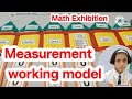 measurement working model | maths teaching aids | measurement project for school | maths exhibition