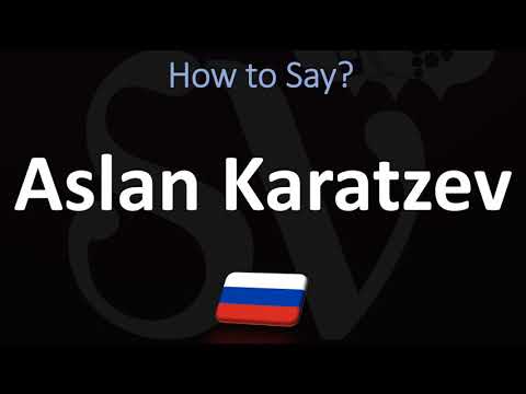 How to Pronounce Aslan Karatsev? (CORRECTLY) Аслан Карацев