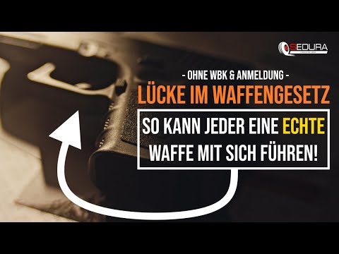 Diese LÜCKE im Gesetz erlaubt dir eine WAFFE – völlig LEGAL & das wissen nur wenige!