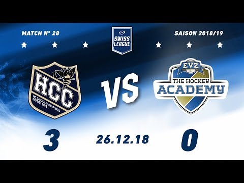 26.12.2018 HC La Chaux-de-Fonds - EVZ Academy (3-0)