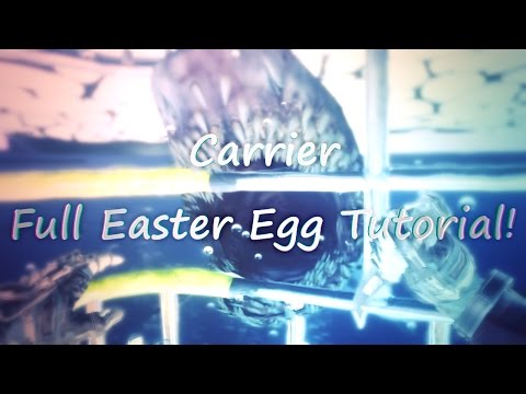 AW "Carrier" Exo Zombies - Full Easter Egg-All Steps-2 Players-Walkthrough/Gameplay-OZ ZOMBIE!!