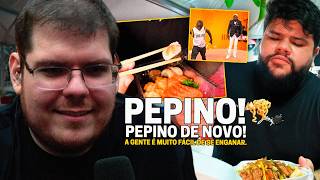 CASIMIRO REAGE: FEIRA DE COMIDA JAPONESA - THIAGO QUATROQUE (NIPO JALESENSE) | Cortes do Casimito