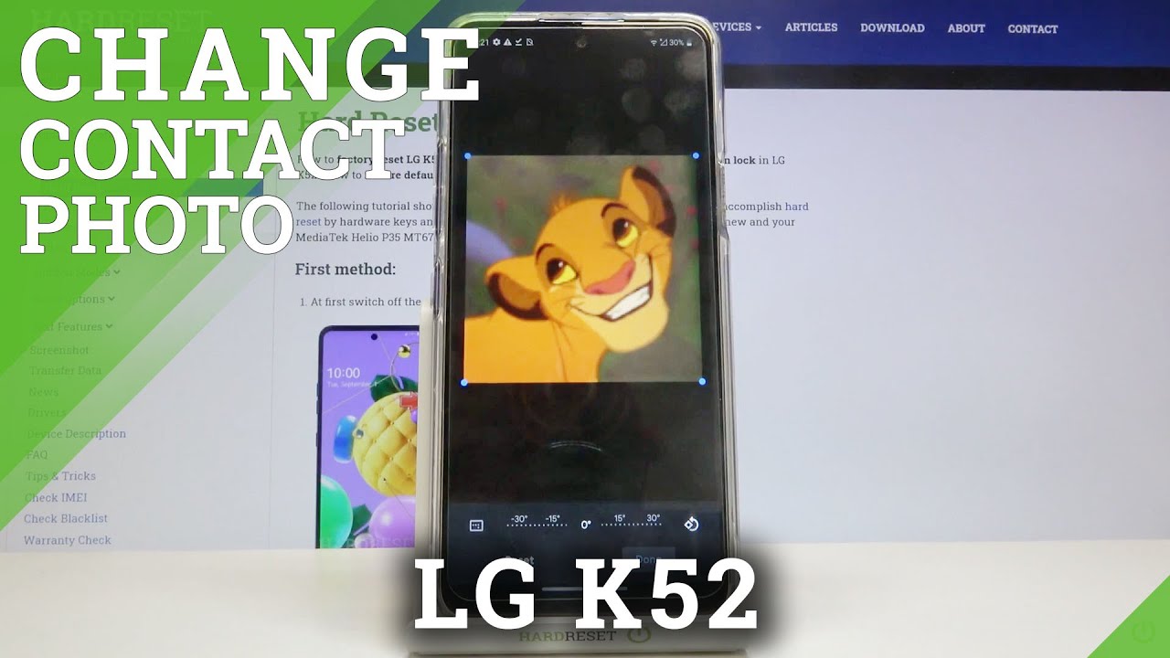How to Add Photo to Contact in LG K52 – Add Profile Photo