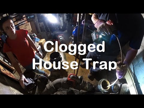 Clogged Drain #39 Clogged House Trap