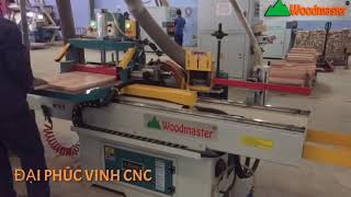 WOODMASTER CNC. MÁY PHAY MỘNG FINGER RĂNG LƯỢC TỰ ĐỘNG 1 Đầu thủy lực tốt nhất thị trường VN 2020