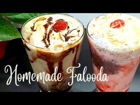 Falooda Recipe|Homemade Falooda Recipe|Falooda Ice Cream|falooda street food @mekasowjanya04