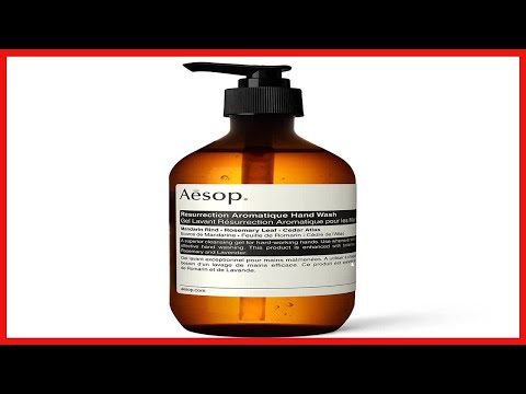 Aesop Resurrection Aromatique Hand Wash | 500mL/16.9 oz | Paraben, Cruelty-free & Vegan