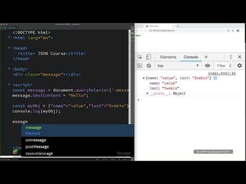Quick Introduction to JSON