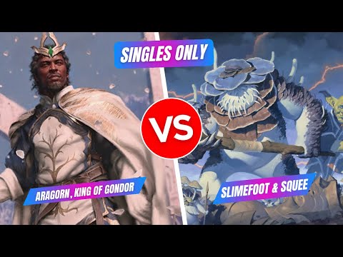 Singles Only | META BEATDOWN | Aragorn vs Slimefoot & Squee | Duel Commander