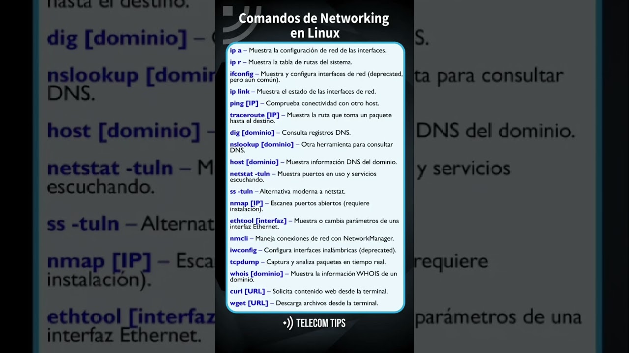 ¿Usas Linux? Estos comandos de red te salvan la vida