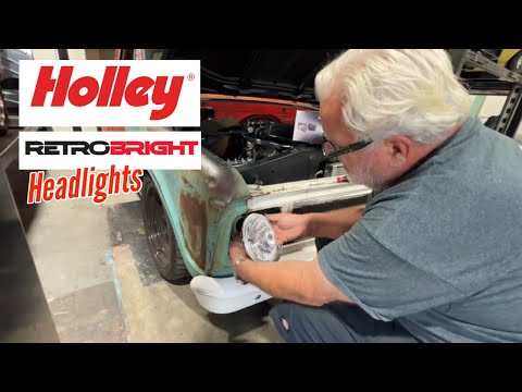 Holley Retrobright LED Headlights - 1967 C10 GETS LIT!